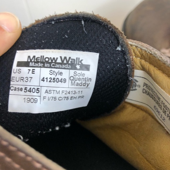 Mellow Walk Maddy Women's 6" Work Boots Sz 7 - Picture 12 of 12